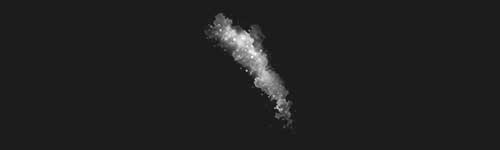 Stardust 2 brush stroke preview from Space Elements for Procreate