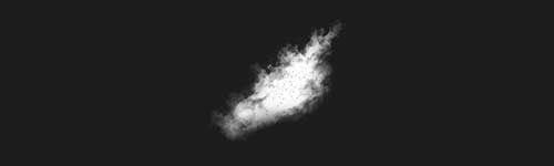 Stardust 3 brush stroke preview from Space Elements for Procreate