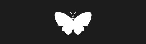 Butterfly 4 brush stroke preview from Pretty Butterflies for Procreate
