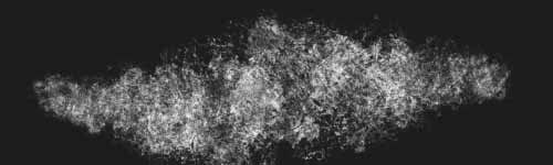 Grime Gravel brush stroke preview from Grunge Brushes for Procreate