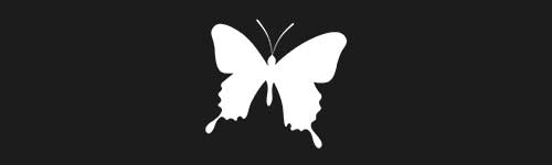 Butterfly 32 brush stroke preview from Pretty Butterflies for Procreate
