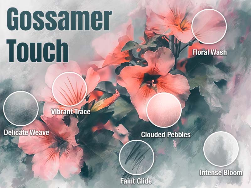 Gossamer Touch Procreate brush pack preview