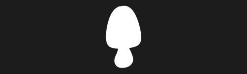 Mushroom 6 brush stroke preview from Mushrooms for Procreate
