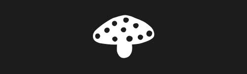 Mushroom Dots 1 brush stroke preview from Mushrooms for Procreate
