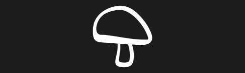 Outline Mushroom 1 brush stroke preview from Mushrooms for Procreate