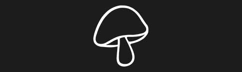 Outline Mushroom 12 brush stroke preview from Mushrooms for Procreate