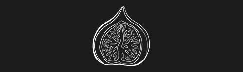 Fig 2 brush stroke preview from Fruit Sketches for Procreate