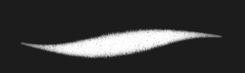 Signal Haze brush stroke preview from Vintage Noise for Procreate