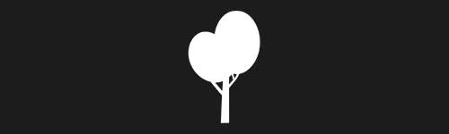 Tree 10 brush stroke preview from Tiny Trees for Procreate