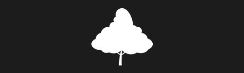 Tree 22 brush stroke preview from Tiny Trees for Procreate