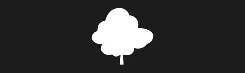 Tree 29 brush stroke preview from Tiny Trees for Procreate