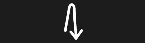 Arrow 2 brush stroke preview from Doodle Stamps Vol.1 for Procreate