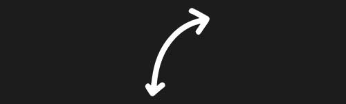 Arrow 3 brush stroke preview from Doodle Stamps Vol.1 for Procreate