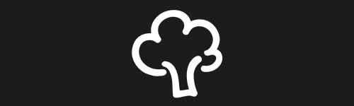 Broccoli brush stroke preview from Doodle Stamps Vol.1 for Procreate