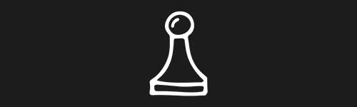 Chess Pawn brush stroke preview from Doodle Stamps Vol.1 for Procreate
