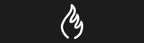 Fire 2 brush stroke preview from Doodle Stamps Vol.1 for Procreate