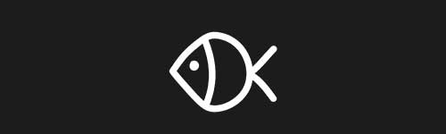 Fish 1 brush stroke preview from Doodle Stamps Vol.1 for Procreate
