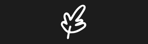 Leaf 3 brush stroke preview from Doodle Stamps Vol.1 for Procreate