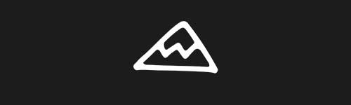 Mountain 2 brush stroke preview from Doodle Stamps Vol.1 for Procreate