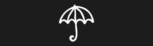 Umbrella brush stroke preview from Doodle Stamps Vol.1 for Procreate