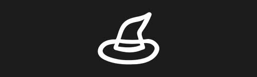 Wizard Hat brush stroke preview from Doodle Stamps Vol.1 for Procreate