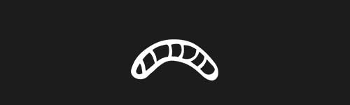 Worm 1 brush stroke preview from Doodle Stamps Vol.1 for Procreate