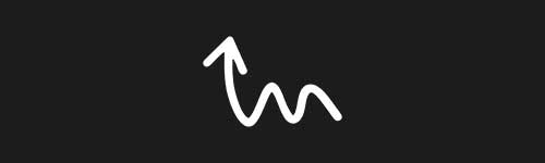 Arrow 4 brush stroke preview from Doodle Stamps Vol.2 for Procreate