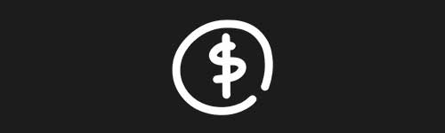 Dollar brush stroke preview from Doodle Stamps Vol.2 for Procreate