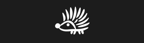 Hedgehog 1 brush stroke preview from Doodle Stamps Vol.2 for Procreate
