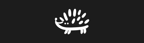 Hedgehog 4 brush stroke preview from Doodle Stamps Vol.2 for Procreate