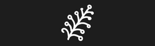 Leaf 4 brush stroke preview from Doodle Stamps Vol.2 for Procreate