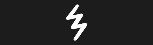 Lightning 1 brush stroke preview from Doodle Stamps Vol.2 for Procreate