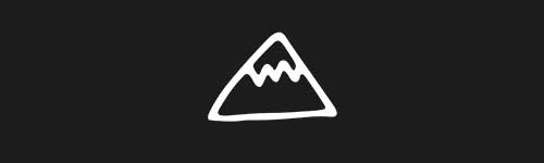 Mountain 2 brush stroke preview from Doodle Stamps Vol.2 for Procreate