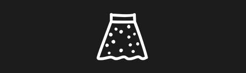 Skirt 6 brush stroke preview from Doodle Stamps Vol.2 for Procreate
