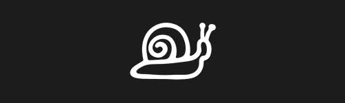 Snail brush stroke preview from Doodle Stamps Vol.2 for Procreate