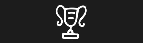 Trophy 2 brush stroke preview from Doodle Stamps Vol.2 for Procreate