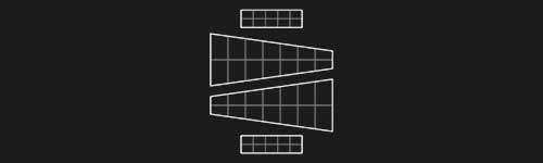 Composition 7 brush stroke preview from Lettering Grids for Procreate