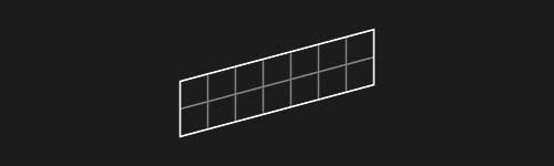 Incline M brush stroke preview from Lettering Grids for Procreate