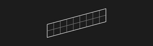Incline L brush stroke preview from Lettering Grids for Procreate