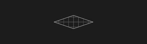 Rhombus S brush stroke preview from Lettering Grids for Procreate