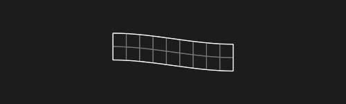 Wave Left L1 brush stroke preview from Lettering Grids for Procreate