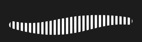 Vertical Strokes brush stroke preview from Dynamic Hatching for Procreate