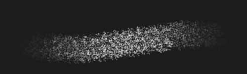 Dotty Texture brush stroke preview from Wonder Chalk for Procreate
