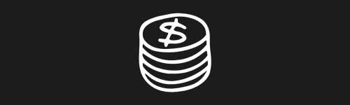 Dollar 2 brush stroke preview from Doodle Stamps Vol.3 for Procreate