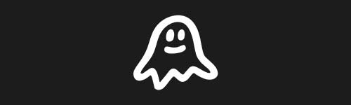 Ghost Happy brush stroke preview from Doodle Stamps Vol.3 for Procreate
