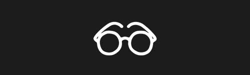Glasses brush stroke preview from Doodle Stamps Vol.3 for Procreate