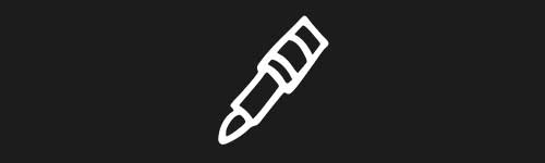 Lipstick brush stroke preview from Doodle Stamps Vol.3 for Procreate