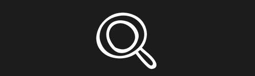 Magnifier brush stroke preview from Doodle Stamps Vol.3 for Procreate