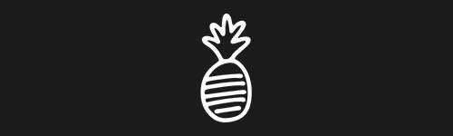 Pineapple brush stroke preview from Doodle Stamps Vol.3 for Procreate