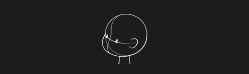 Left brush stroke preview from Chibi Heads for Procreate